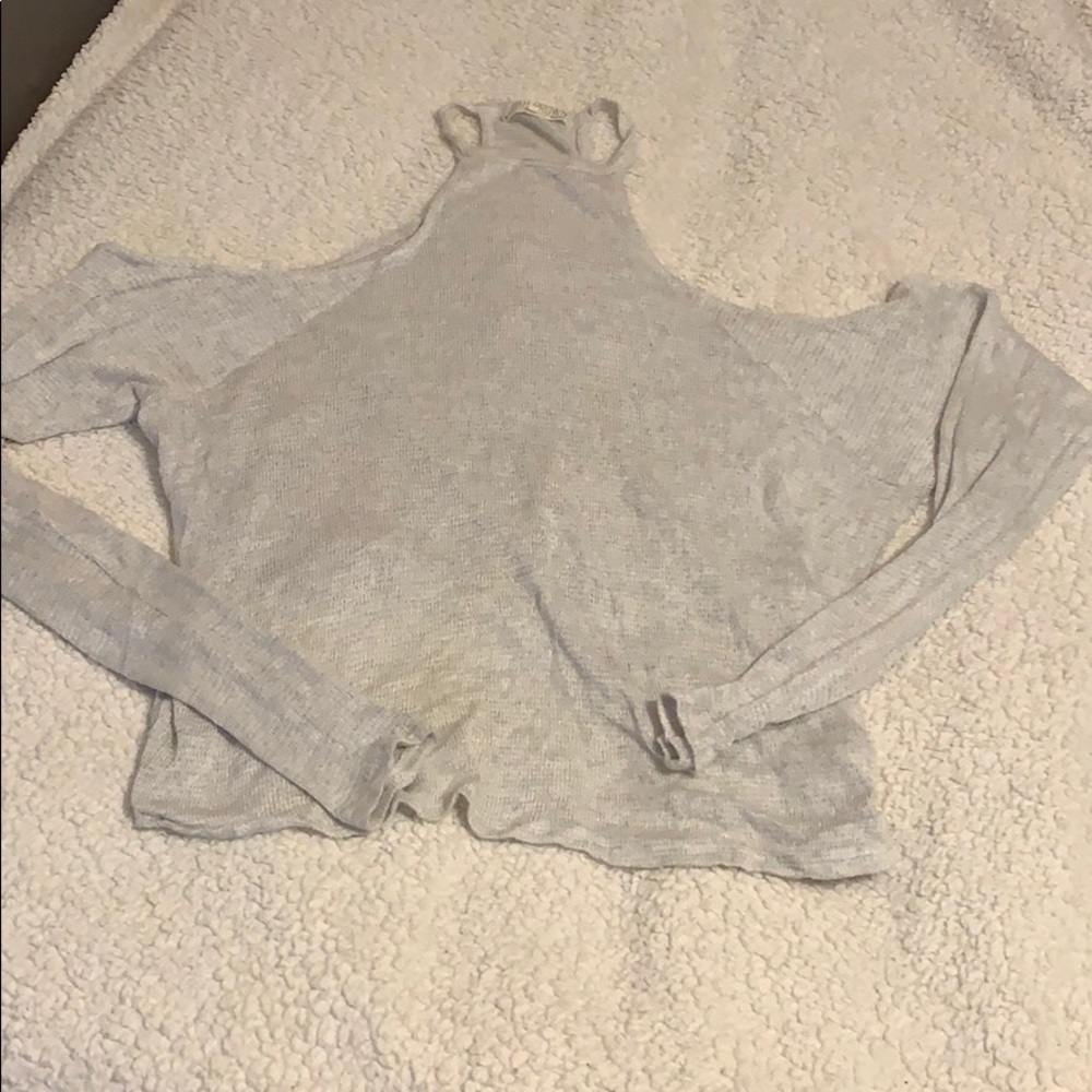 Joah Brown Cold Shoulder Top